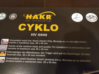 Střešní nosič kol Hakr Cyklo Pro - 5