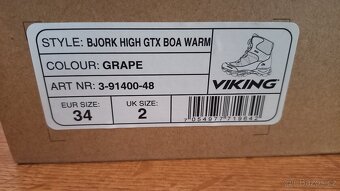 Detske boty Viking 34 Goretex - 5