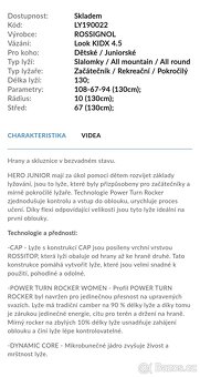 Sjezdové lyže Rossignol Hero J s vázáním - 5