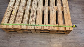 Prodám bytelnou paletovou postel EUR - 5