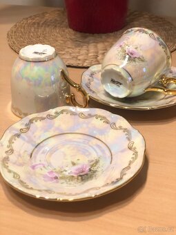 Šálky, dva perleťové - 5