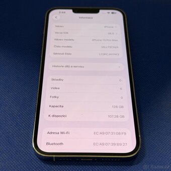 iPhone 13 Pro Max 128GB Silver,1 rok záruka - 5