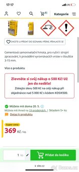 Samonivelační hmota - 5