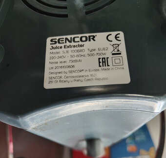 Odšťavňovač ovoce Sencor - 5