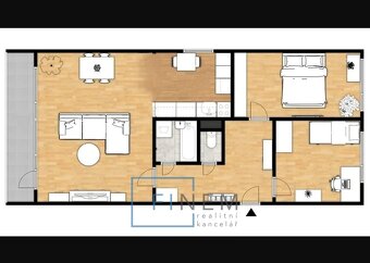 Pronájem byty 3+1/L, 68 m2 - Kralupy nad Vltavou - 5