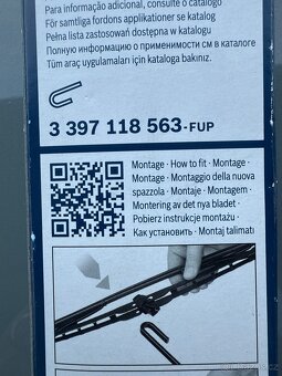 Prodám stěrače BOSCH NA TYPY AUT viz foto - 5