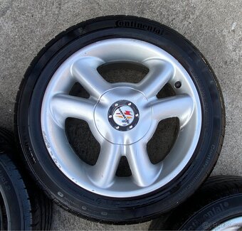 Letní hliníková kola 4x100 195/50 r15 Continental - 5