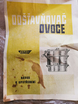 Odšťavňovač ovoce retro - 5