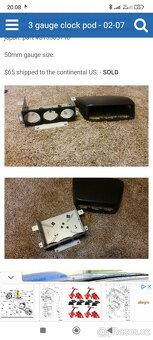 Subaru Impreza STI,WRX aj. GD,GG originální kaplička. - 5