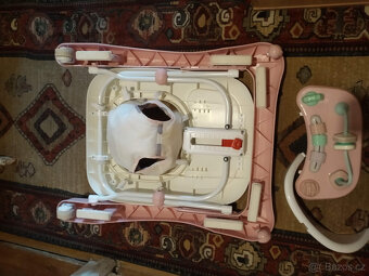 Dětské chodítko ECOTOYS - růžové - 5