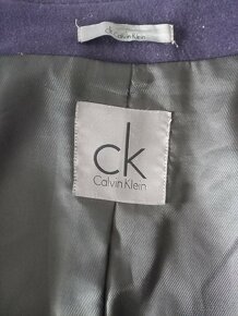 modrý vlněný kabát Calvin Klein - 5