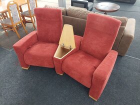 LUXUSNÍ GAUČ KINO TV SEDÁKY -  HIMOLLA® - TOP STAV. - 5