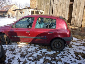 Renault clio 1,2 43kw nahradni dily červené a stri - 5