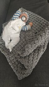 Háčkovaná deka, přikrývka - 5