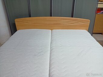 Prodám hezké MDF letiště 180 x 200 cm s lamelovými polohovac - 5