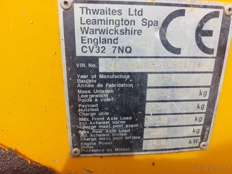 Dumper Thwaites 4,5t 4x4 - 5