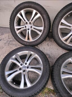 4ks alu disky orig. Nissan 5x114,3 R20 pneu 285/45 r20 - 5