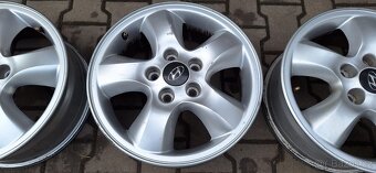 Alu kola Hyundai Santa Fe 16" originál, 5x114,3-velmi dobrý - 5
