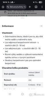 Dětská rostoucí židle - 5