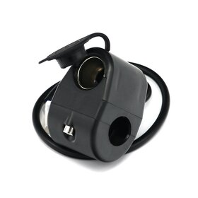Motozásuvka vodotěsná 12V, USB 5V - 5