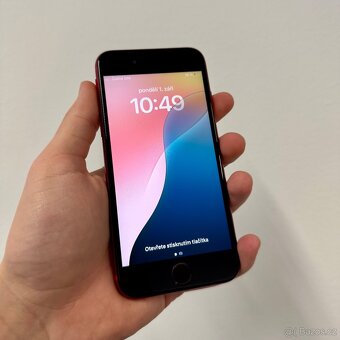ZÁNOVNÍ APPLE IPHONE SE3 64GB-ČERVENÁ, BATERIE 100% - 5
