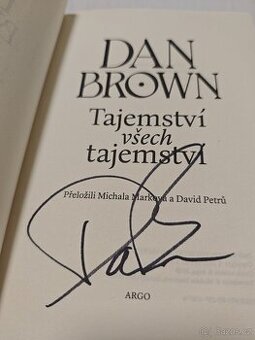 Podepsaná kniha: Dan Brown - Tajemství všech tajemství - 5
