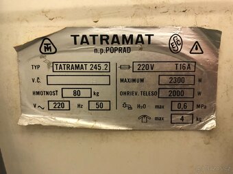 Pračka/y tatramat 245.2 V. Č. 1980 - 5