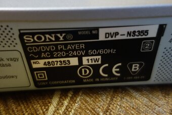 DVD PŘEHRAVAČ SONY DVP-NS355 - 5