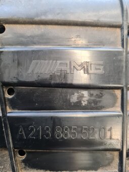 Mercedes S213 kombi AMG paket - difuzor zad. nárazníku lišta - 5