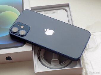 APPLE iPhone 12 mini 128GB Blue - ZÁRUKA - 100% BATERIE - 5