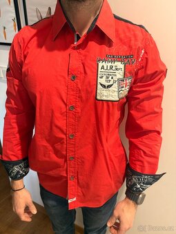 Košile Camp David Red Haritage Brand Regular Fit - 5