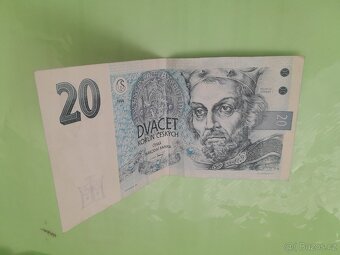 PAPÍROVÁ DVACETIKORUNA PAPÍROVÁ 20 VIZ FOTO IHNED K PRODEJI - 5