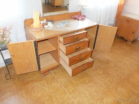 Starožitná toaletka a noční stolky 30.léta - 5