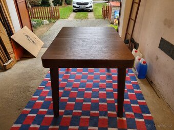 Starožitný rozkládací stůl Halabala - UP závody - 5