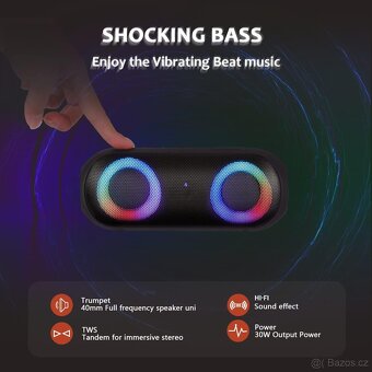 NOTABRICK Bluetooth reproduktor s RGB světlem - 5