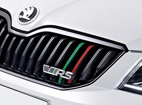 Škoda VRS logo 1ks na masku nebo na kufr - 5