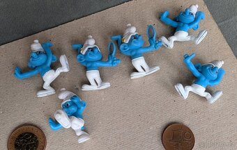 Figurky šmoulové - různé velikosti - 5