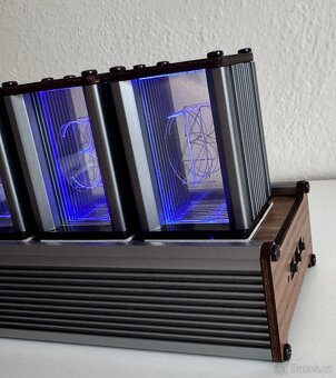LED hodiny – Nixie styl (moderní LED imitace) - 5