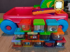Fisher Price Vozík + 12 kostek - 5