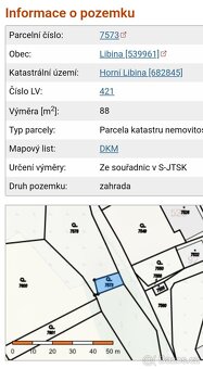 2 x zahrada v Horní Libině - TOP cena - 5