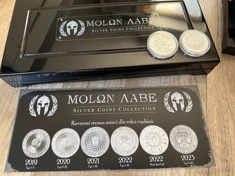 Stříbrná mince 1oz MOLON LABE 2019 Typ 3 - 5