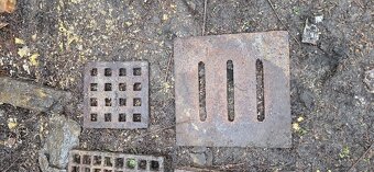 Litinové poklopy na kanál + rámečky + kryty - 5