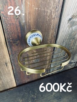 Mosazné koupelnové doplňky - 5