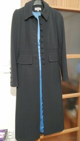 Dámský, dlouhý, zimní, černý kabát S Marks&Spencer - 5