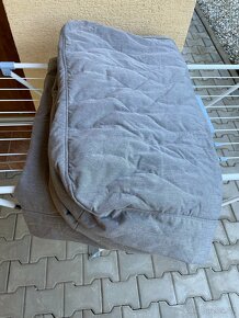 Prodám potah na pohovku Ikea Nyhamn - šedý - 5