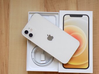 APPLE iPhone 12 64GB White - ZÁRUKA - PĚKNÝ STAV - 5