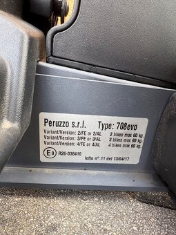 Nosič kol Peruzzo 708evo na tažné zařízení pro 4 kola - 5
