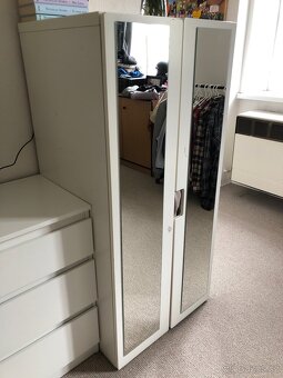 Šatní skříň se zrcadly IKEA - 5