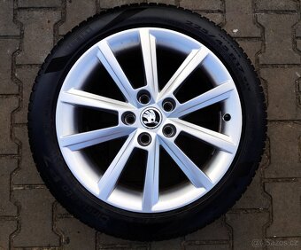 Alu kola originál Škoda Octavia III 5x112 R17 Teron - 5