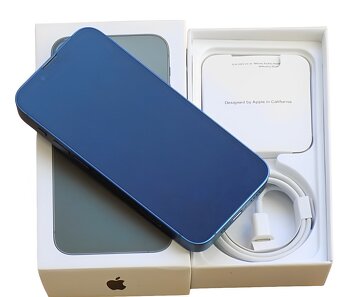 iPhone 13 Blue BATERIE 100% TOP - 5